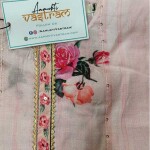 Pink Color Linen Suit With Beautiful Digital Printed Dupatta With Four Sided Samosa Lace