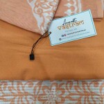 Orange Muslin Suit with MulMul Dupatta Online